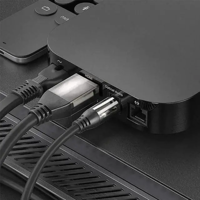 Alt view image 5 of 7 - 1 in 2 Out Toslink Optical Audio Splitter, Digital Optical Audio Adapter Male Input to Dual Female Output 20CM Black Cord, Compatible with Digital TV, DVD Player, PS & Home Theater