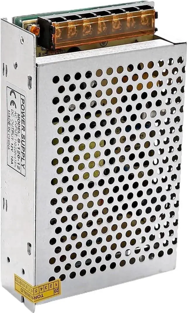 Main image of 120W Aluminum Shell Switching Power Supply, DC 12V 10A Constant Voltage Converter Driver Adapter for LED & Industrial Equipment