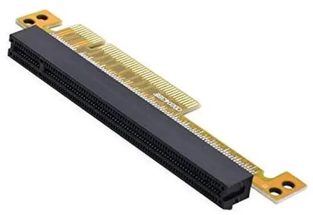 Alt view image 2 of 5 - PCI-E 8X to 16X Male to Female Riser Extender Card, GPU Graphics Card Extension Adapter