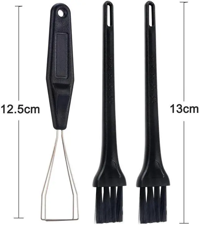 Alt view image 6 of 7 - Stainless Steel Keycap Puller Tool Set with 2 Cleaning Brushes, Mechanical Keyboard Keycap Remover Kit