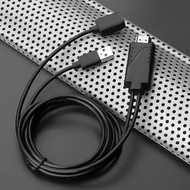 Alt view image 3 of 3 - 2 in 1 USB to HDTV Mirroring Cable, Plug & Play 1080P HD Screen Cast Dongle Cord Compatible with Samsung Galaxy Android Phones