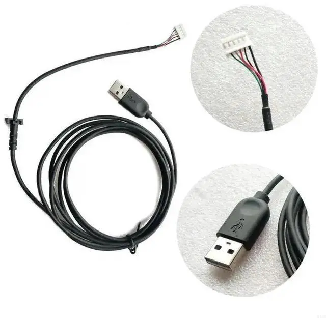 Alt view image 3 of 3 - USB Mouse Replacement Cable Wire, Repair Cord Accessories Perfect Fit for Logitech G402 Gaming Mouse