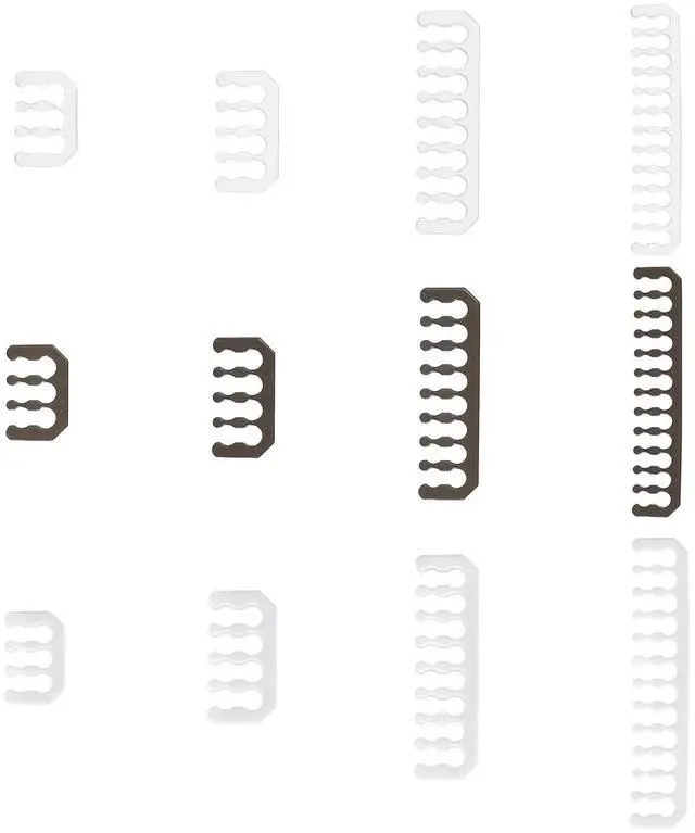 Alt view image 3 of 6 - White PC Power Cable Comb Organizer Kit, Chassis & Water Cooling Wire Management Tool Set with 424P+416P+128P+46P Cable Combs