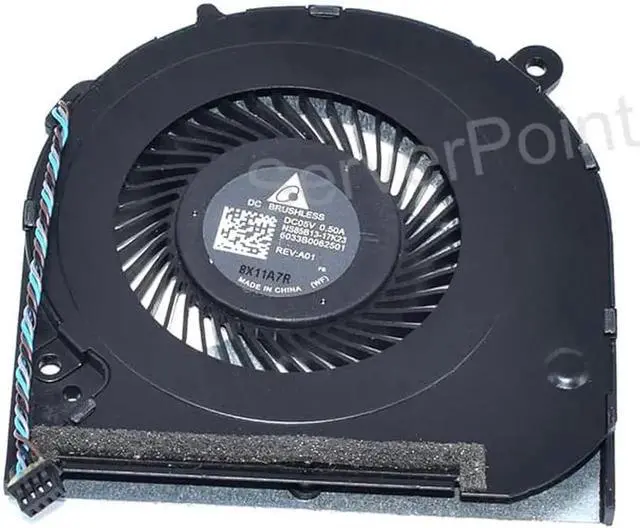 Main image of NS85B13-17K23 Laptop CPU Cooling Fan, OEM Part 6033B0062501 4-Pin PWM Cooler for HP 14-CF / 14S-CF Series 14S-CF006TX / 14S-CF0010TX / 14S-CF0057TX