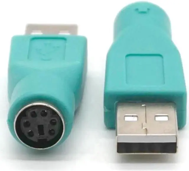 Main image of 3 Pack USB Female to PS2 Male Adapter Converter, USB to PS2 Connector for PC Desktop Keyboard & Mouse