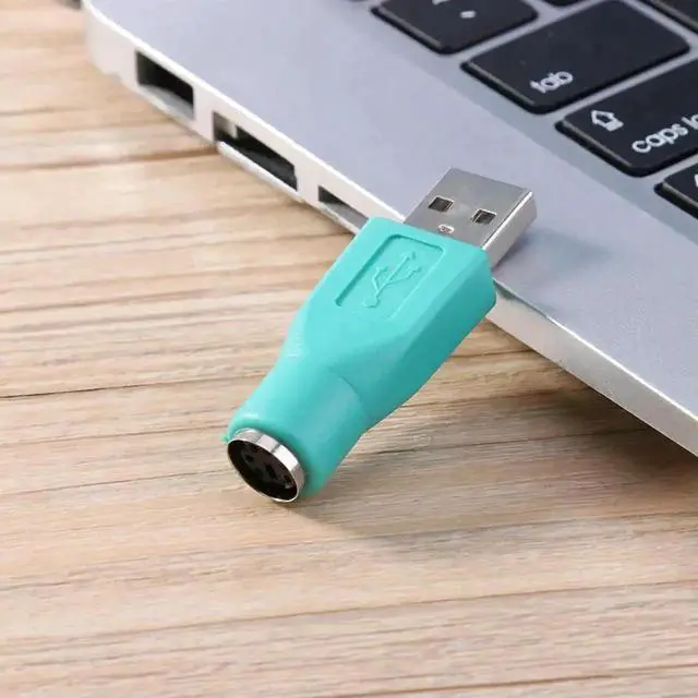 Alt view image 4 of 4 - 2 Pack PS2 Female to USB Male Adapter Converters, PS/2 to USB Connector for Desktop PC PS2 Keyboard & Mouse