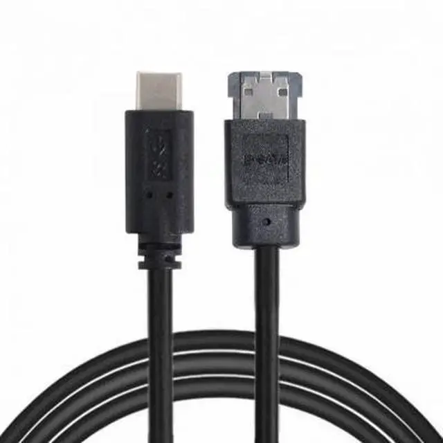 Main image of 1M USB C to eSATA Adapter for Seagate, WD, Toshiba, Samsung HDDs, SSDs, ODDs. High-Speed Storage Converter Supporting Hot-Swap & Plug-and-Play for Windows, Mac, Linux Systems