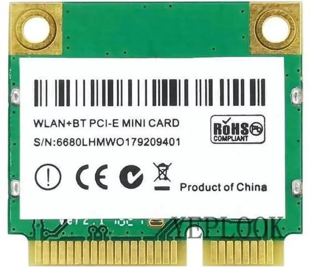 Main image of 8265HMW Half Mini PCIe Wireless AC Card, 1167Mbps Dual Band 2.4G/5GHz 802.11ac WiFi Adapter with Bluetooth 4.2 for Laptops
