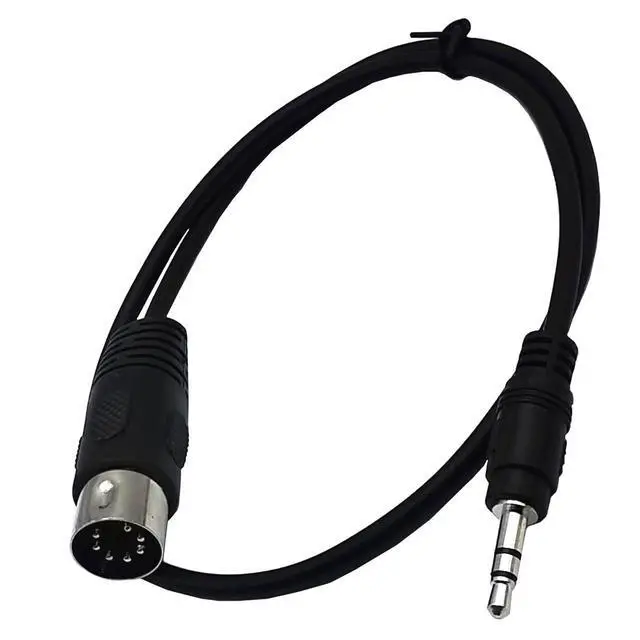 Alt view image 5 of 6 - AJMRTC 7 Pin DIN Male to 3.5mm TRS Stereo Male Audio Cable, 0.5M(1.64FT) 1/8 Inch Audio Signal Cord for Electronic Musical Instruments, Vintage Synthesizer Equipment
