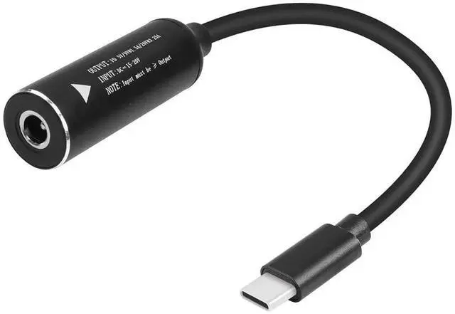 Main image of AJMRTC PD 65W DC 4.0×1.7mm Female to USB-C Charging Cable, 7 Inch DC4017 Round Jack Power Adapter Cord for Laptop, Phone, Tablet & Rechargeable Devices