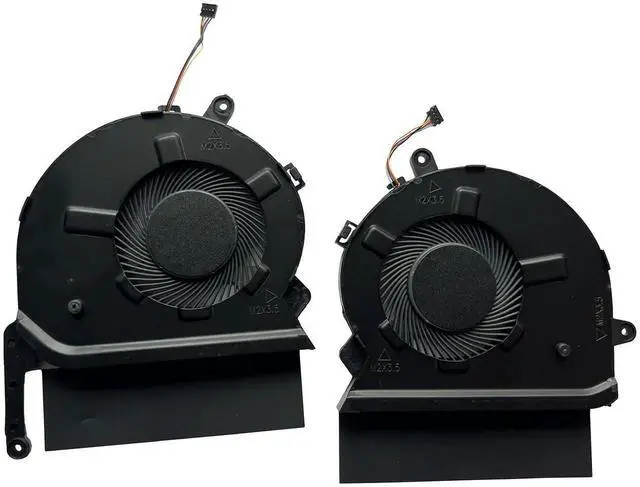 Alt view image 7 of 7 - Replacement CPU & GPU Cooling Fan for HP Spectre x360 15-EB Series | L95630-001 M00226-001 CPU Fan, L95631-001 M00227-001 GPU Fan | DC 5V 0.5A 4-Pin PWM Laptop Cooler