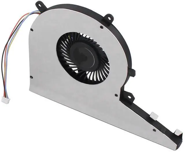 Alt view image 3 of 7 - CPU Cooling Fan Replacement for HP Envy 17-AE 17T-AE 17M-AE Series, P/N: 925461-001 925478-001, DFS200105BS0T, DC5V 0.5A 4-Pin PWM Laptop Cooler