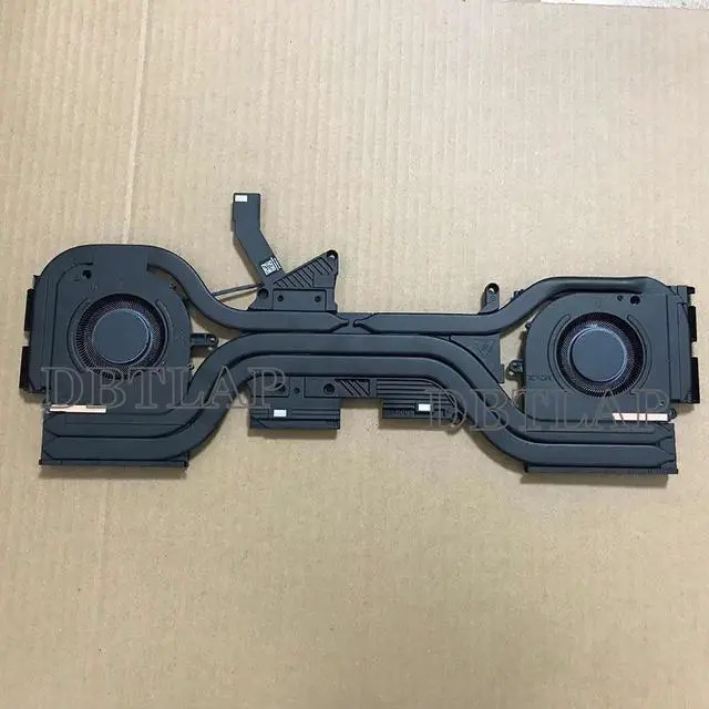 Main image of CPU GPU Cooling Fan Replacement for Dell Alienware M16 R2, P/N: 02GN4X ND8CC31 23F16 (CPU Fan) & ND8CC32 23F17 (GPU Fan), DC 12V 0.6A Laptop Cooling Heatsink Fan