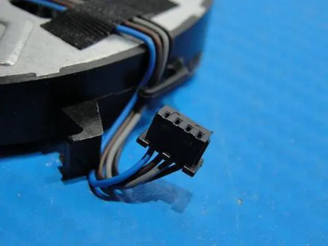 Alt view image 3 of 5 - CPU Cooling Fan Replacement for Foxconn NFB62A05H FSFA15M, PN:858970-001, DC5V 0.5A 4-Pin PWM Fan, Compatible with HP 15-AX020TX 15-AX030TX