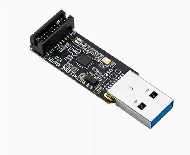 Alt view image 3 of 5 - AJMRTC USB 3.0 Card Reader, High Speed EMMC Module Programmer for 3D Printer MKS Pi SKIPR Mainboard, Supports EMMC Flash TF Micro SD Card Read & Write
