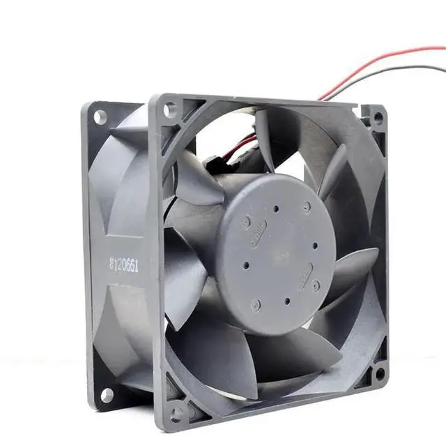 Alt view image 3 of 5 - 3615RL-05W-B50 DC24V Cooling Fan, 90x90x38mm 9CM 2-Wire 0.93A 22.32W Ball Bearing Axial Fan, High Speed Replacement Inverter Industrial Cabinet Cooling Fan