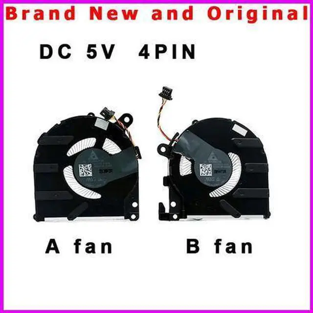 Main image of New Replacement CPU GPU Cooling Fan for HP Spectre x360 2-in-1 14-EF 14T-EF Series 14-EF0013dx 14-EF2047nr, PN N12234-001 ND55C0A-21A09 ND55C99-21A08 DC5V 0.5A Slim Notebook Cooler Fan