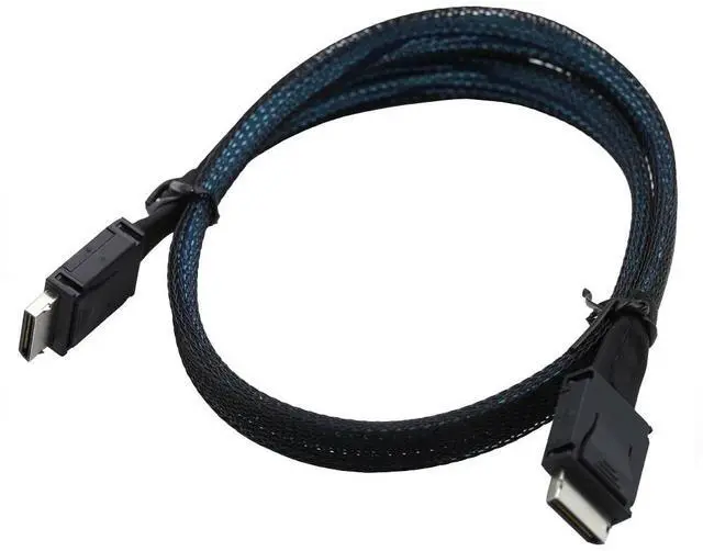Main image of AJMRTC 40CM Oculink SFF-8611 4I to SFF-8611 4I Server Cable, Multi-Shield High Speed Hard Drive Wire for RAID Controller, NVMe SSD Array, Hard Disk Backplane, Data Center Storage Chassis