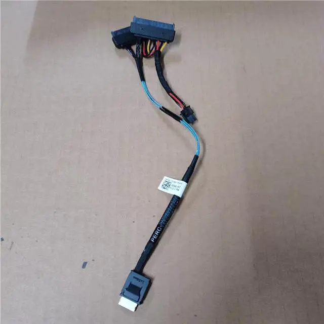 Alt view image 3 of 4 - 089G8J SFF8611 to Dual SATA Hard Drive Cable Fit Dell PowerEdge C4140 RAID Controller