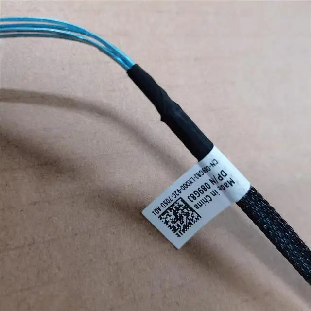 Alt view image 4 of 4 - 089G8J SFF8611 to Dual SATA Hard Drive Cable Fit Dell PowerEdge C4140 RAID Controller