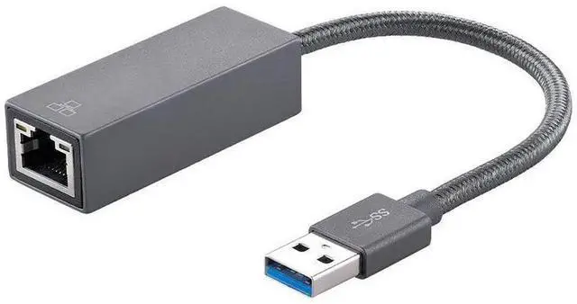 Main image of AJMRTC USB 3.0 to 2.5G Ethernet Adapter RTL8156 Chipset, 2500Mbps RJ45 LAN Wired Network Converter, External USB Gigabit Ethernet Dongle Compatible with Windows 7/8/10/11, MacBook Laptop Desktop
