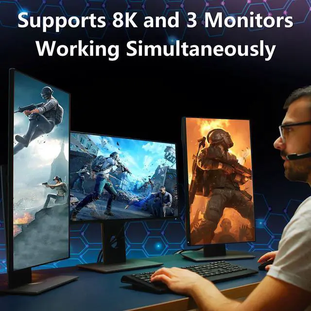 Alt view image 3 of 5 - ZER-LON RX 580 8GB Graphics Card, 2048SP 1289MHz GDDR5 256 Bit Pc Gaming Video Card with Dual Cooling Fan, HDMI, 3*DP, DVI-Output, PCI Express 3.0 Computer GPU for Office and Gaming