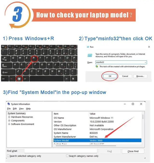 Alt view image 4 of 5 - ASODI DR02P 54Wh Laptop Battery Compatible with Dell Latitude 5440 5450 5540 Precision 3480 3580 3590 Series 803W6 2X1V9 0803W6 02X1V9 GRWKG