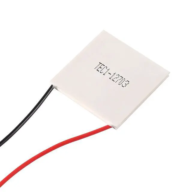 Alt view image 3 of 5 - 6Pcs TEC1-12703 Heatsink 12V 12A 29.7W Thermoelectric Cooler 40mm x 40mm Cooling Peltier Plate Module for Semiconductor Thermoelectric Heatsink Generation