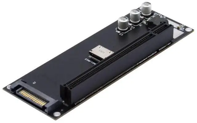 Main image of chenyang Oculink SFF-8611/8612 to PCI-E 4.0 16X PCI Express Expansion Card Adapter with Extra SATA Power for External Graphics Card & SSD