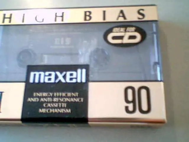 Alt view image 5 of 5 - Maxwell XLII90 High Bias one cassette, 90 minutes Recording IEC Type II High