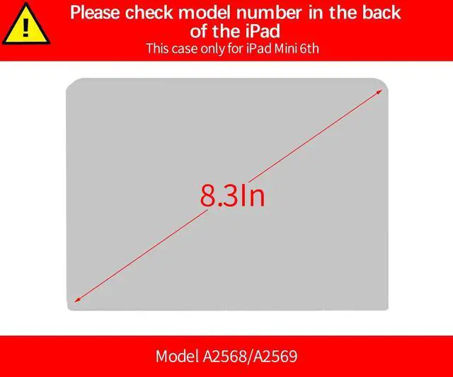 Alt view image 2 of 5 - Berkin Arts for iPad Mini 7th 2024 & iPad Mini 6th 2021 (8.3 Inch) Folio Case Premium Leather Cover Maximalism English Bulldog Portrait