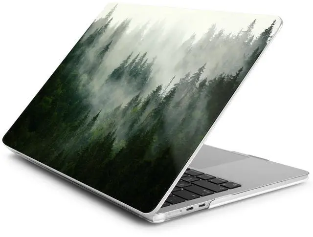 Main image of Batianda Case for 15-inch MacBook Air 2025 M4 2024 M3 2023 M2 Chip Model A3241/A3114/A2941, Unique Designed Protective Plastic Hardshell & Keyboard Cover -Durable Scratch-Resistant, Forest