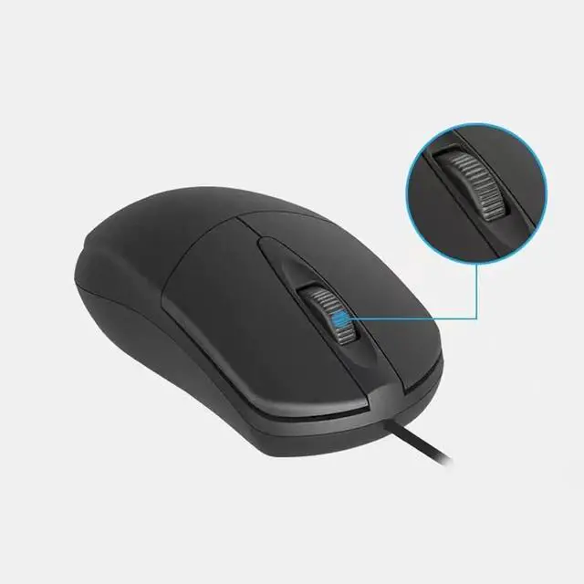 Alt view image 5 of 5 - Guiheng 10 Pack Wired Mouse, Ergonomic Computer Mouse,USB for Right or Left Hand, with Durable Clicks for PC, Computer, Laptop, Desktop, Chromebook, Notebook, Mac (Black)