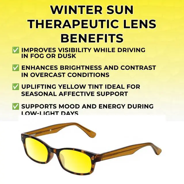 Alt view image 3 of 5 - Medspex Corinne McCormack Channing Color Therapy Reading Glasses +2.75 Tortoise Havana Brown Gold Amber/Gold Yellow Womens Fluorescent Light Sensitivity Chromotherapy Chakra Healing