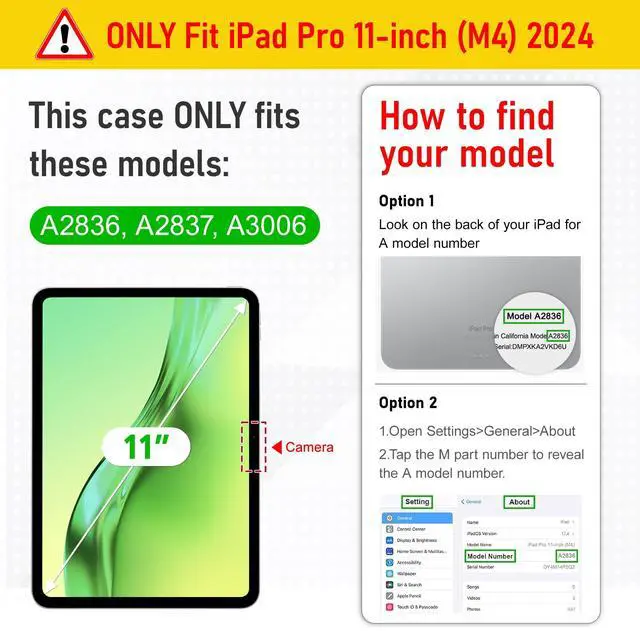 Alt view image 2 of 5 - May Chen Case for iPad Pro 11-inch 2024 5th Generation M4 Chip, [Built Pencil Holder 2/USB-C] Soft TPU Back Cover with Trifold Stand Support Auto Wake/Sleep, Astral