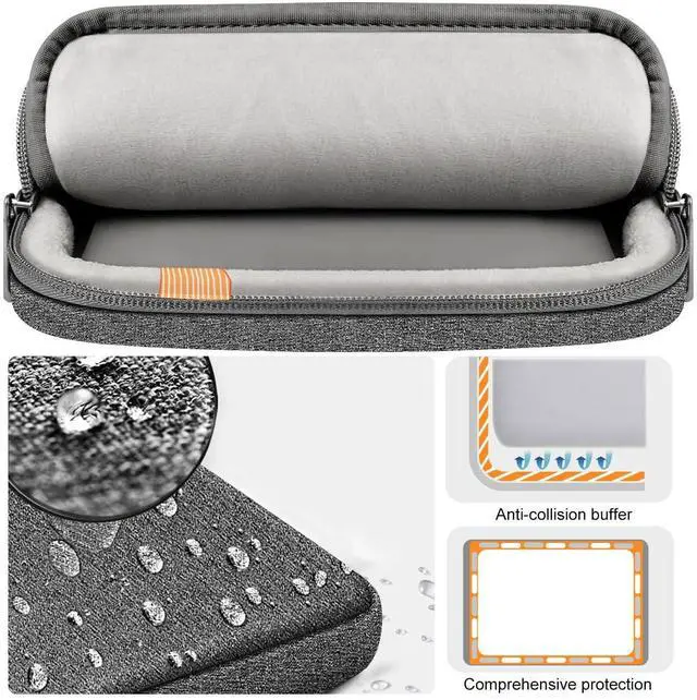 Alt view image 3 of 5 - ZINZ Laptop Case 15 15.6 16 inches Sleeve Slim Briefcase Spill-Resistant Handbag for Most Popular 15" 15.6" 16" NotebooksG01Y03