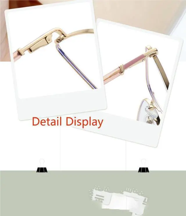 Alt view image 2 of 5 - 2025 new photosensitive color changing glasses, anti blue light, UV responsive lenses, metal frame (Pink color changing glasses)