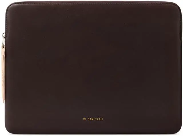 Main image of Comfyable Tablet Sleeve Compatible with iPad Air 13 inch M3 2025, iPad Pro 13" M4 2024 with Magic Keyboard & Pencil Holder - PU Leather Bag Slim Protective Cover Case - Chocolate