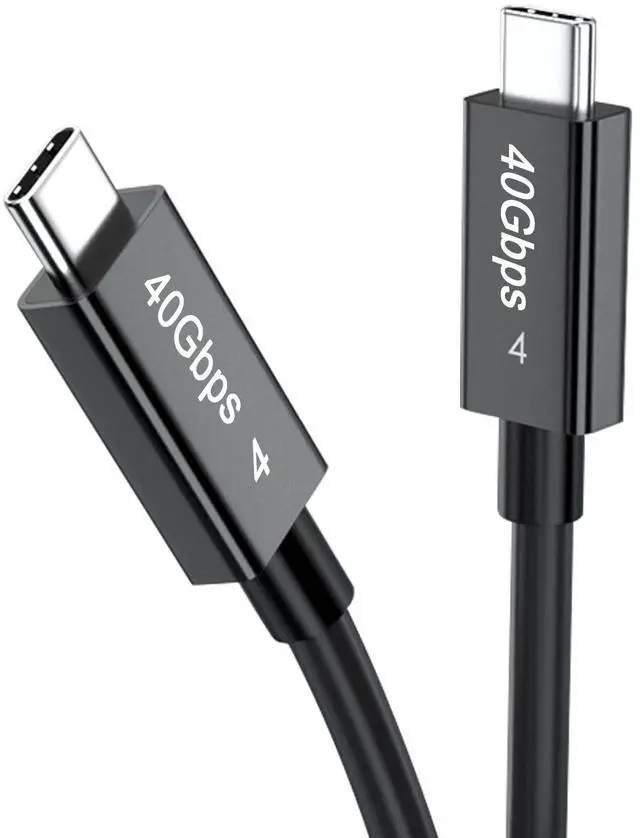 Main image of 4FT Thunderbolt 4 Cable(Active), Support 40Gbps Data Transfer, 8K Display, 100W Charging USB C to USB C Cable for iPhone 15,Thunderbolt 3 cable,USB4/3,iPad Pro,MacBook,Docking Station[Intel Certified]