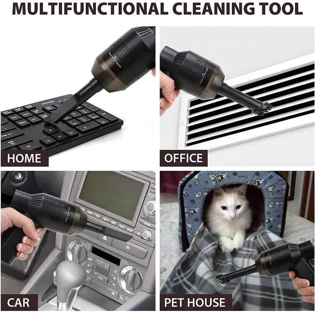 Alt view image 5 of 5 - Honlibey Upgraded Mini Keyboard Vacuum - Tiny Cordless Computer Cleaner for Electronics, Laptop - USB Rechargeable Dust Kit for Desktop, PC, Sofa, Car, Pet House