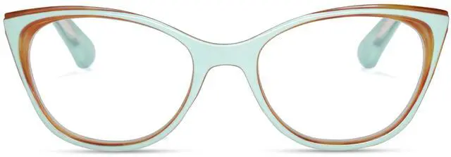 Main image of Pastel Blue Vivid Cat Eye Blue Light Glasses for Woman with Sturdy Made - Spring Hinges Eyeglasses Frame - Cateye Bluelight Glasses Womens - Flexible for all Face Shapes Fashion Glasses for Women