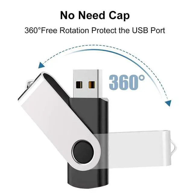 Alt view image 4 of 5 - 32GB Flash Drive 10 Pack USB Flash Drive 32 gb UBIOER Thumb Drive Memory Stick Pen Drives Jump Drive for Data Storage, File Sharing USB 2.0, 10 Colors (32G)