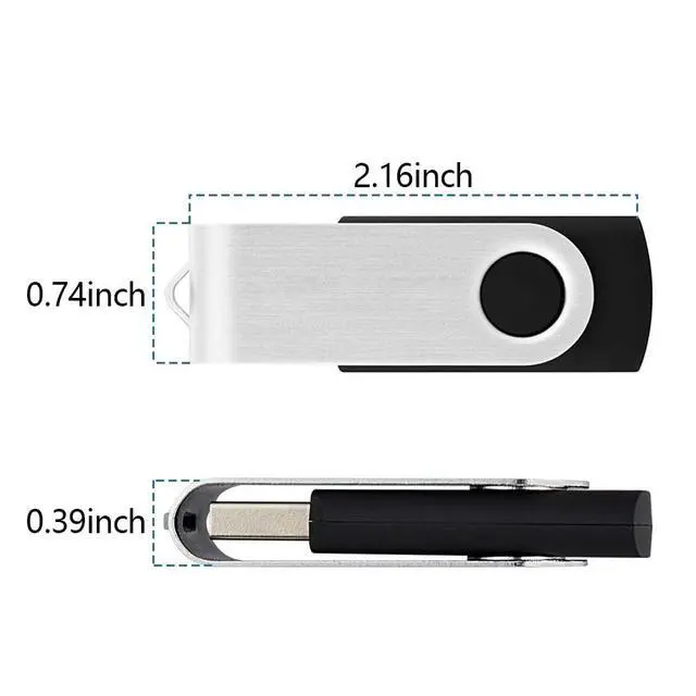Alt view image 5 of 5 - 32GB Flash Drive 10 Pack USB Flash Drive 32 gb UBIOER Thumb Drive Memory Stick Pen Drives Jump Drive for Data Storage, File Sharing USB 2.0, 10 Colors (32G)