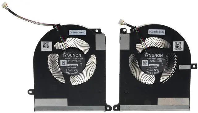 Main image of Replacement CPU&GPU Cooling Fan for Dell Alienware Area 51m R2 RTX 2080 TW5Y8 TPV77 DC28000Q3SL DC28000Q4SL DC 12V