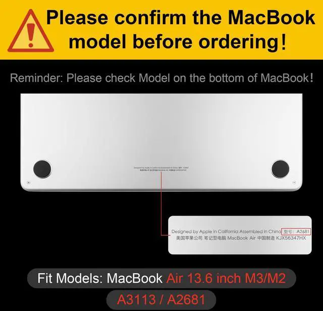 Alt view image 2 of 5 - Yebiseven for MacBook Air 13.6" M4 Case 2025 2024 2022 Released A3240/A3113 M3/A2681 M2, Laptop Case with Keyboard Cover & Screen Protector & OTG Adapter & 2 Webcam Covers, Botanical Flower