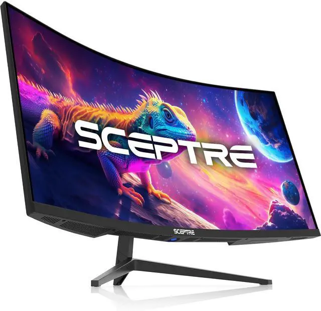 Main image of Sceptre New Curved 34-inch Gaming Monitor 3440 x 1440 180Hz 1500R DP x2 HDMI x2 Build-in Speakers Machine Black 2026