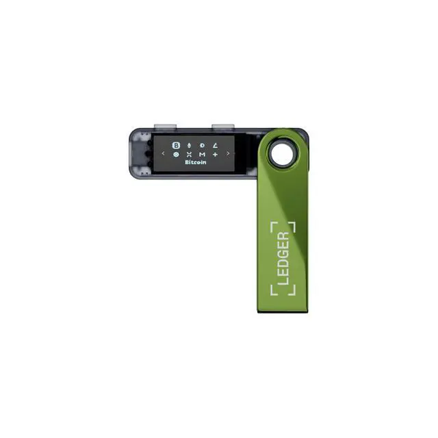 Alt view image 2 of 5 - Ledger Nano S Plus (Oxidate Green) : The Perfect Entry-Level Hardware Wallet to securely Manage All Your Crypto and NFTs (for Desktop or Android only)