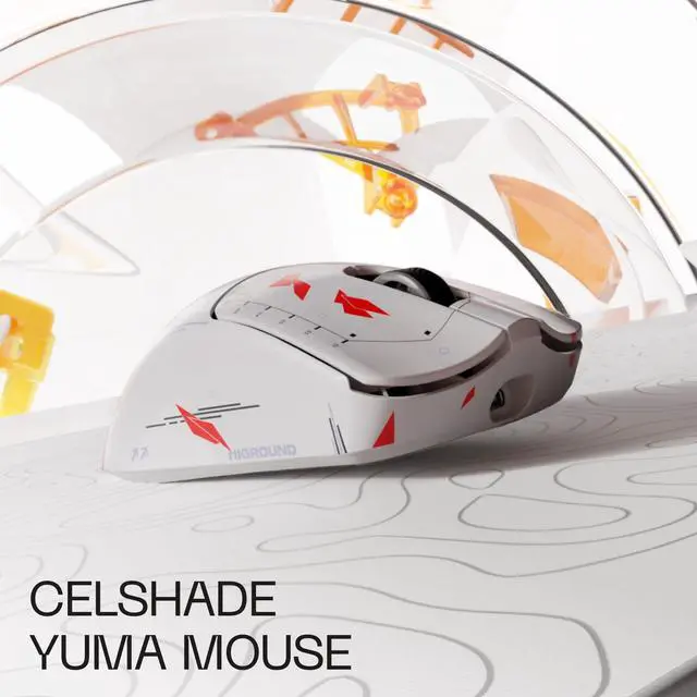 Alt view image 2 of 5 - Higround Yuma Wireless Mouse - Radar, Lightweight Gaming Mice, PIXART 3395 Sensor, 26K DPI, 650 IPS, 50G Acceleration, Up to 70 Hours Battery Life, 4KHz Wireless Polling Rate with Motion Sync