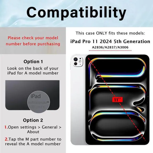 Alt view image 2 of 5 - ROISKIN Case for iPad Pro 11 Inch M4 5th Generation for Kids with 360 Swivel Handle & Stand,HD Screen Protector,Shoulder Strap,Pen Holder,Heavy Duty Military Shockproof Case