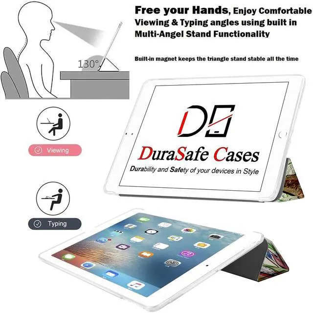 Alt view image 4 of 5 - DuraSafe Cases for iPad Air 4th 5th 6th 2020 2022 2024 10.9" 11" Printed A2588 A2589 A2591 MM9E3LL/A A2316 MME23LL/A MM9C3LL/A MM9F3LL/A MYFQ2LL/A MYFM2LL/A MYFR2LL/A MM9N3LL/A - Olivia Tree